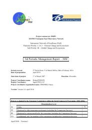 3rd Periodic Management Report – 36M - Ifremer