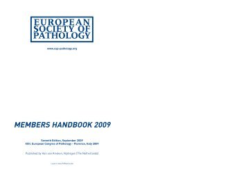 BlueBook 2009.qxd:1 - European Society of Pathology