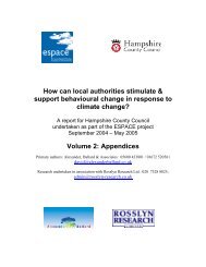 How can local authorities stimulate & support behavioural ... - Espace