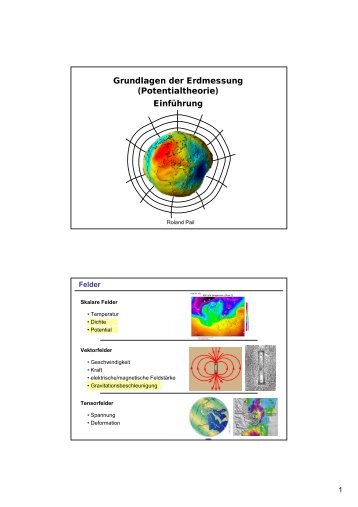 Grundlagen der Erdmessung (Potentialtheorie) Einführung