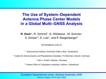 AIUB - Bernese GNSS Software