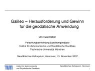 Galileo - Institut für Astronomische und Physikalische Geodäsie ...