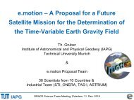 e.motion – A Proposal for a Future Satellite Mission for the ...