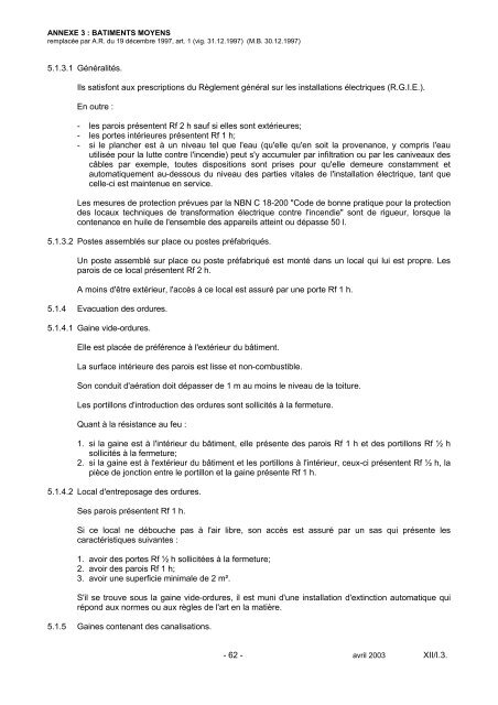 xii/i.3. arrete royal du 7 juillet 1994 fixant les normes de base en ...