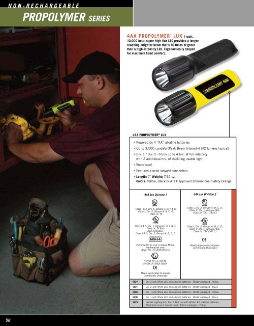 Streamlight :: Illumination Tools :: Full-Line Catalog :: 2009