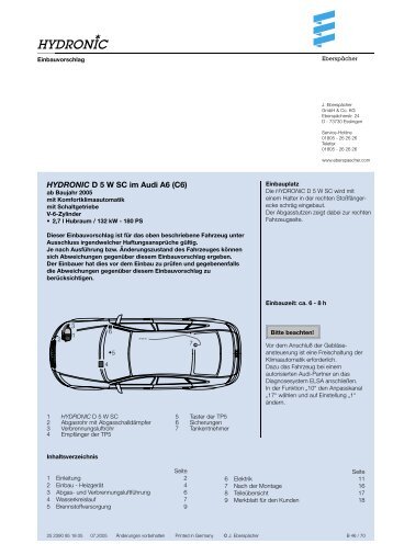 Audi A6 2,7 TDI 2005.indd - Espar
