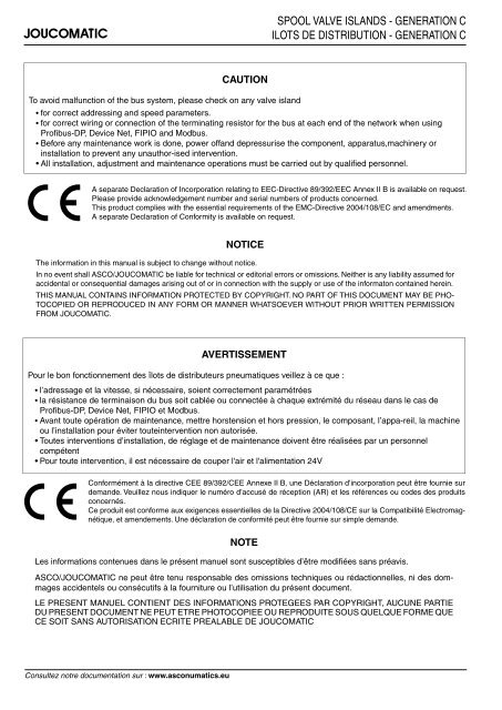 Generation C / Génération C - ASCO Numatics