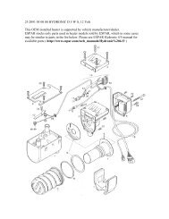 Hydronic D5S mod 25 2091 - Espar