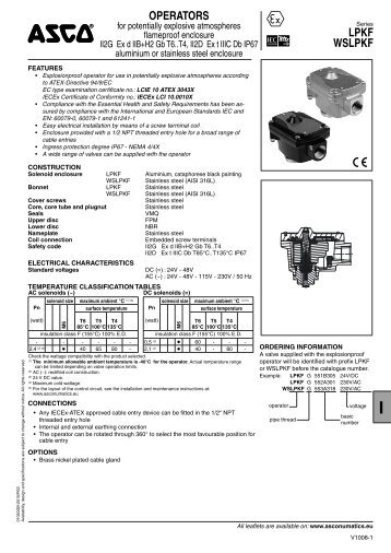 LPKF WSLPKF I - ASCO Numatics