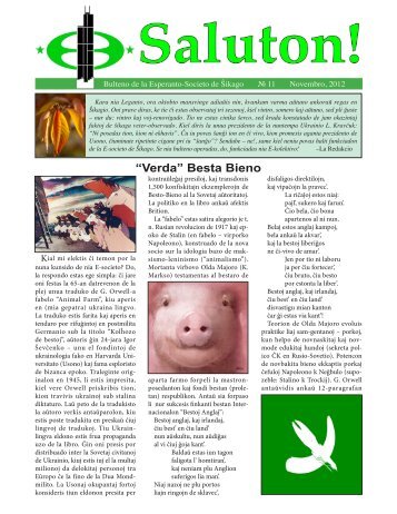 “Verda” Besta Bieno - Esperanto Society of Chicago