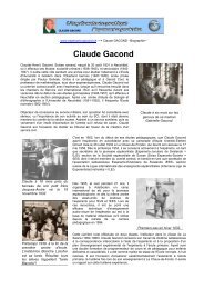 Claude Gacond, biographie
