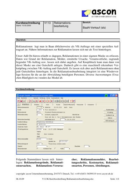 Download Kurzbeschreibung (PDF Dokument) - ascon ...