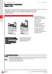 VACÍO 5 Eyectores compactos Serie VEC