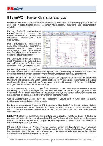 ESplan/VX - ESP - CAD/CAE Vertriebs-GmbH