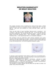 REDUCTION MAMMAPLASTY OR BREAST REDUCTION - ESPRAS