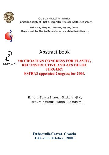 Abstract book - ESPRAS