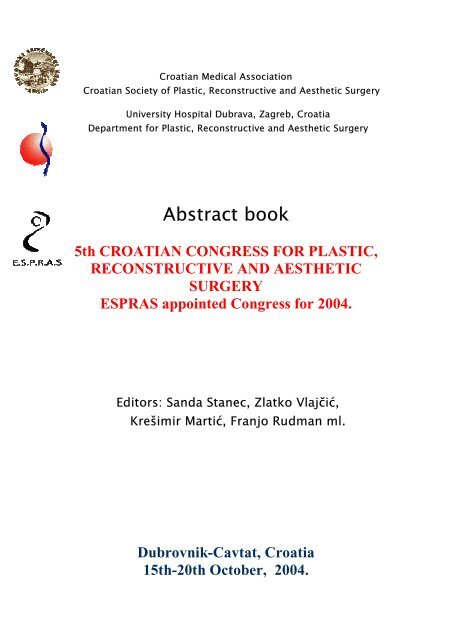 Abstract book - ESPRAS