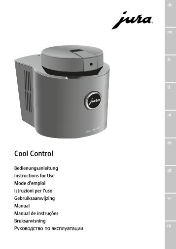Manual Jura Cool Control