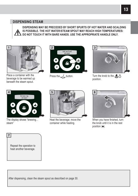 Manual tehnic expresoare Gaggia Platinum Swing UP - Cafea