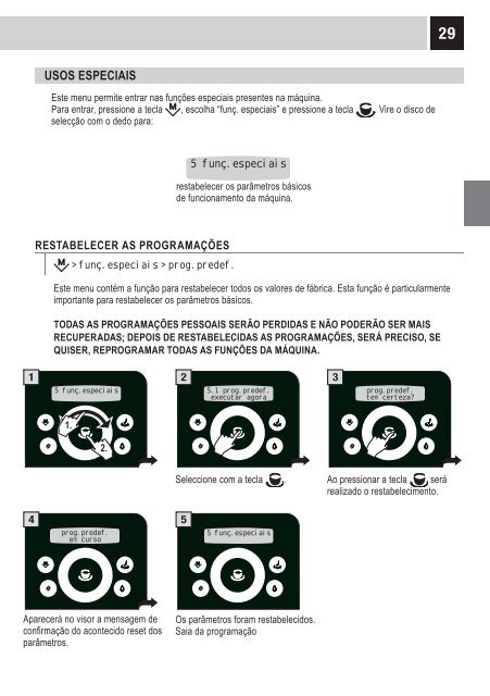 Manual tehnic expresoare Gaggia Platinum Swing UP - Cafea