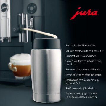 Manual Jura rezervor lapte otel 0,4 lt