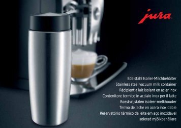 Manual Jura rezervor lapte din otel 0.6 lt