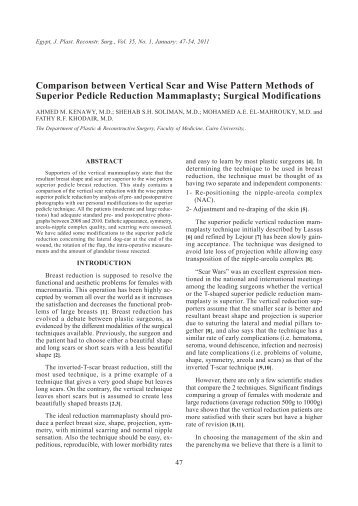 Comparison between Vertical Scar and Wise Pattern ... - ESPRS