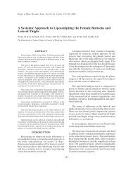 A Systemic Approach to Liposculpting the Female Buttocks ... - ESPRS