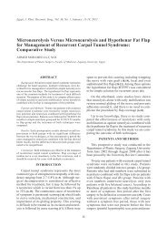 Microneurolysis Versus Microneurolysis and Hypothenar ... - ESPRS