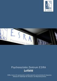 Psychosoziales Zentrum ESRA Leitbild