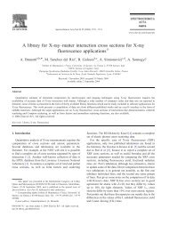 A library for X-ray–matter interaction cross sections for X-ray ... - ESRF