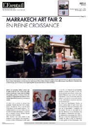 MARRAKECH ART PAIR 2 EN PLEINE CROISSANCE - Es Saadi