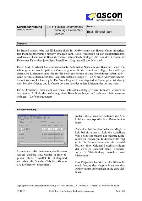 Download Kurzbeschreibung (PDF Dokument) - ascon ...