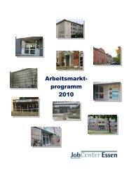 2. Regionale Arbeitsmarkt - Jobcenter Essen