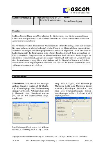 Download Kurzbeschreibung (PDF Dokument) - ascon ...