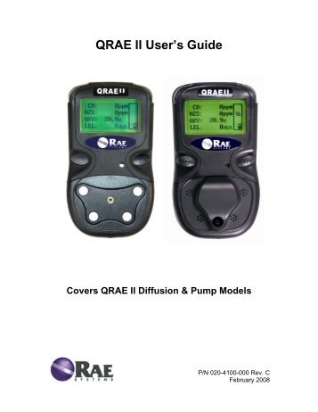 QRAE II Manual - Enviro-Equipment, Inc.