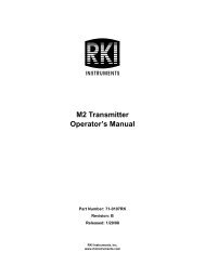 M2 Transmitter Operator's Manual - Essential Safety