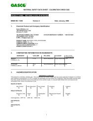 Methane (4 - 50%) in Nitrogen - Essential Safety