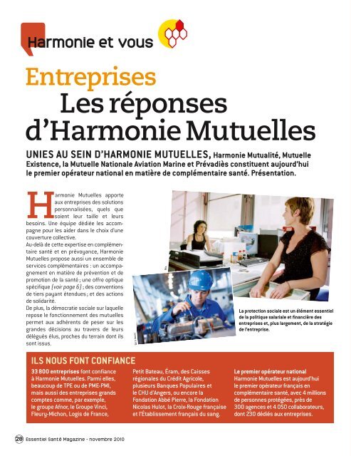 Harmonie Touraine - Essentiel Santé Magazine
