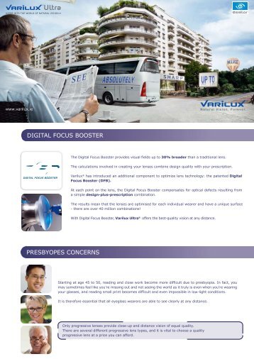 Varilux Ultra email 1page - Essilor