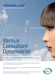 Varilux Consultant Optometrist - Essilor Ireland