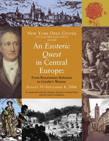 An Esoteric Quest in Central Europe, From Renaissance Bohemia to ...