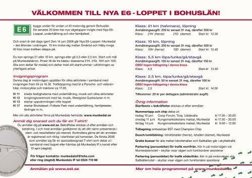 Nya E6-Loppet - EST