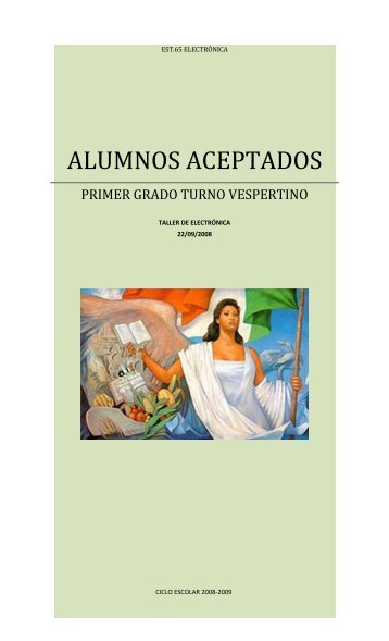 ALUMNOS ACEPTADOS - Electrónica