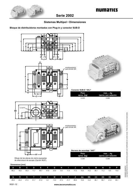 Serie 2002 - ASCO Numatics