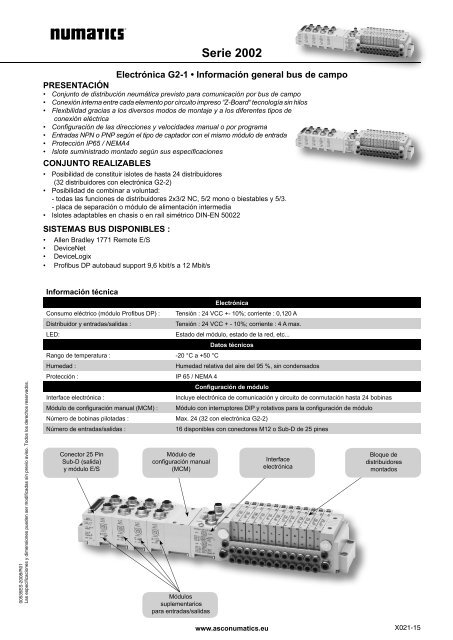 Serie 2002 - ASCO Numatics