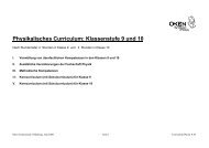 Physikalisches Curriculum: Klassenstufe 9 und 10 - estelzer.de