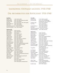 Saatkonna töötajad aastatel 1918-1940 Die Mitarbeiter der ...