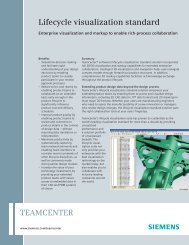 Teamcenter Visualization Standard - Siemens PLM Software