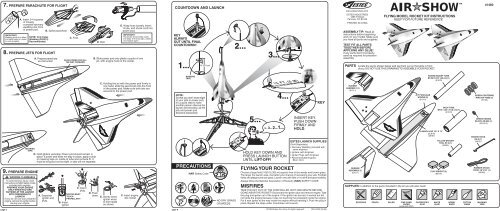 61002 Air Show Instructions - Estes Rockets